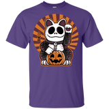 T-Shirts Purple / YXS Halloween Neko Youth T-Shirt