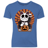T-Shirts Vintage Royal / YXS Halloween Neko Youth Triblend T-Shirt