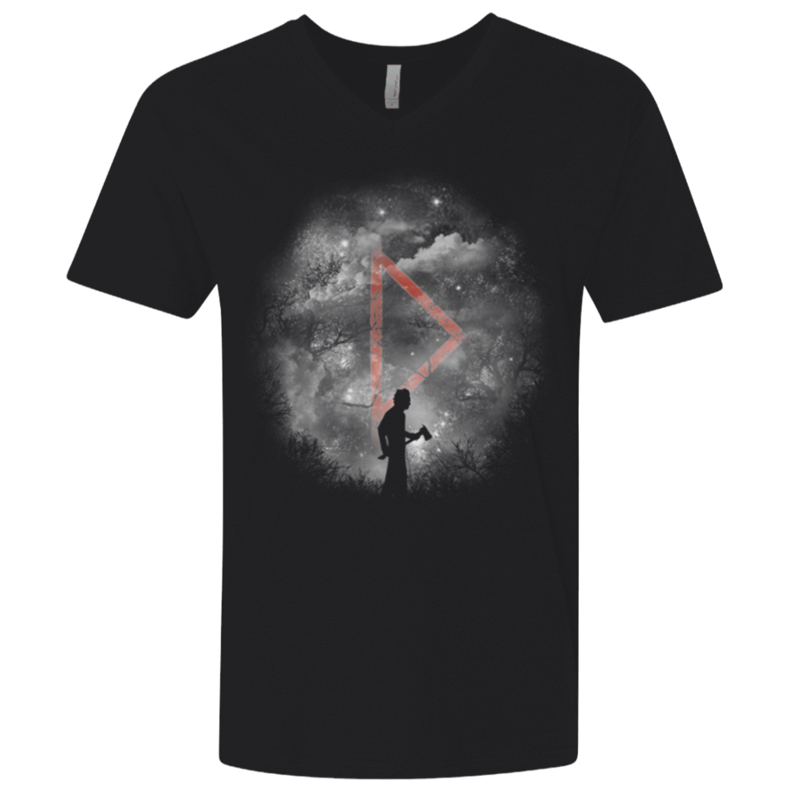 T-Shirts Black / X-Small Halloween Night Men's Premium V-Neck