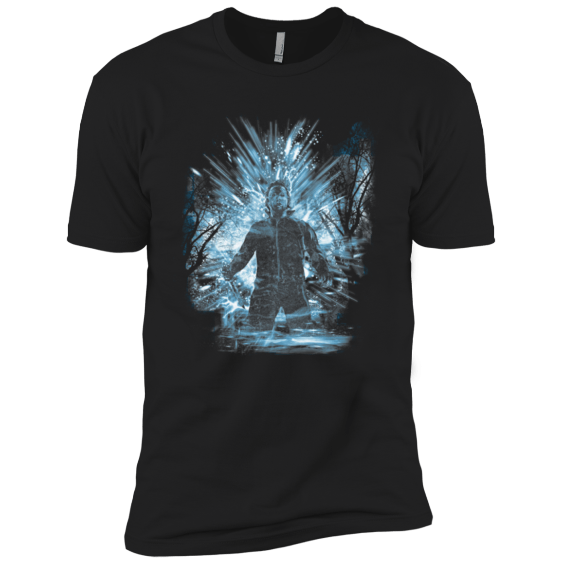 T-Shirts Black / YXS Halloween Storm Blue Boys Premium T-Shirt