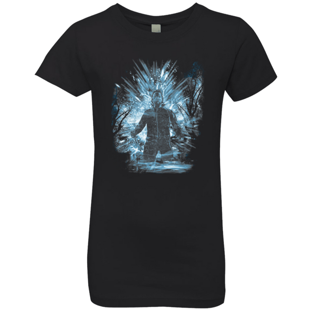 T-Shirts Black / YXS Halloween Storm Blue Girls Premium T-Shirt