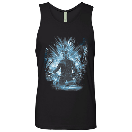 T-Shirts Black / Small Halloween Storm Blue Men's Premium Tank Top