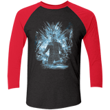 T-Shirts Vintage Black/Vintage Red / X-Small Halloween Storm Blue Men's Triblend 3/4 Sleeve