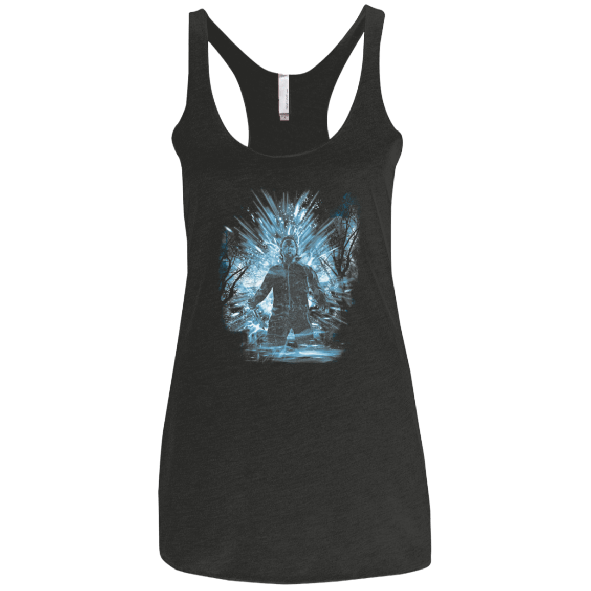 T-Shirts Vintage Black / X-Small Halloween Storm Blue Women's Triblend Racerback Tank