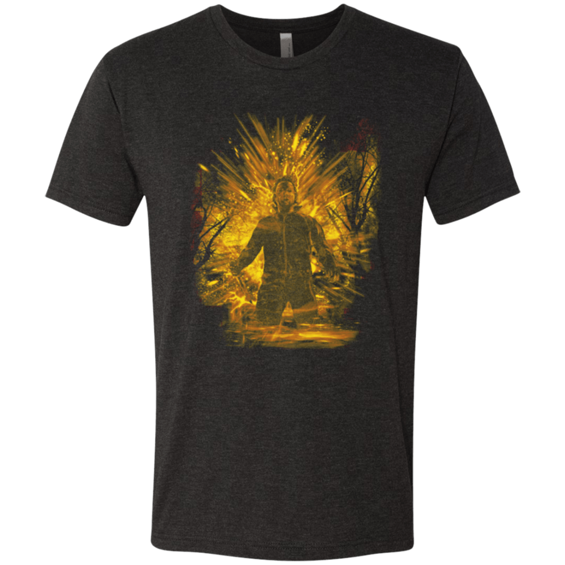 T-Shirts Vintage Black / Small Halloween Storm Orange Men's Triblend T-Shirt