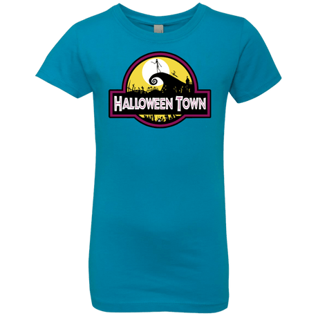 T-Shirts Turquoise / YXS Halloween Town Girls Premium T-Shirt