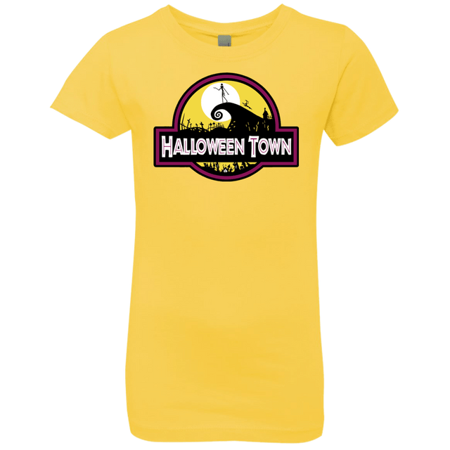 T-Shirts Vibrant Yellow / YXS Halloween Town Girls Premium T-Shirt