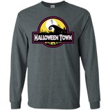 T-Shirts Dark Heather / S Halloween Town Men's Long Sleeve T-Shirt