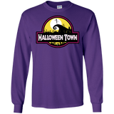 T-Shirts Purple / S Halloween Town Men's Long Sleeve T-Shirt