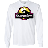 T-Shirts White / S Halloween Town Men's Long Sleeve T-Shirt