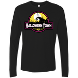 T-Shirts Black / S Halloween Town Men's Premium Long Sleeve