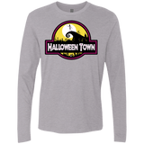T-Shirts Heather Grey / S Halloween Town Men's Premium Long Sleeve