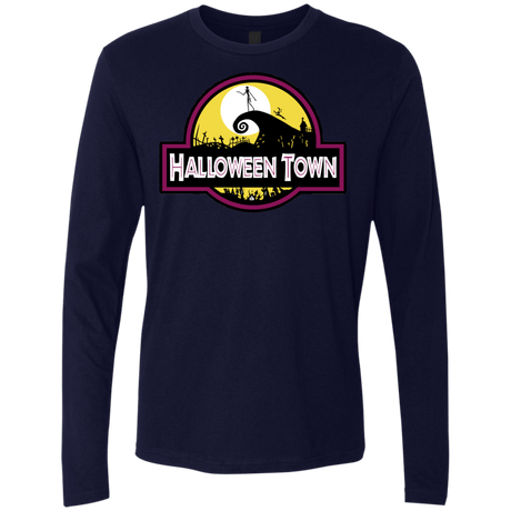 T-Shirts Midnight Navy / S Halloween Town Men's Premium Long Sleeve
