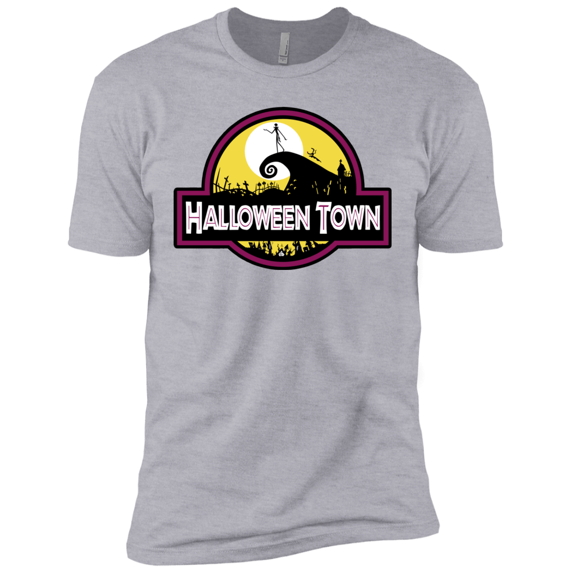 T-Shirts Heather Grey / X-Small Halloween Town Men's Premium T-Shirt