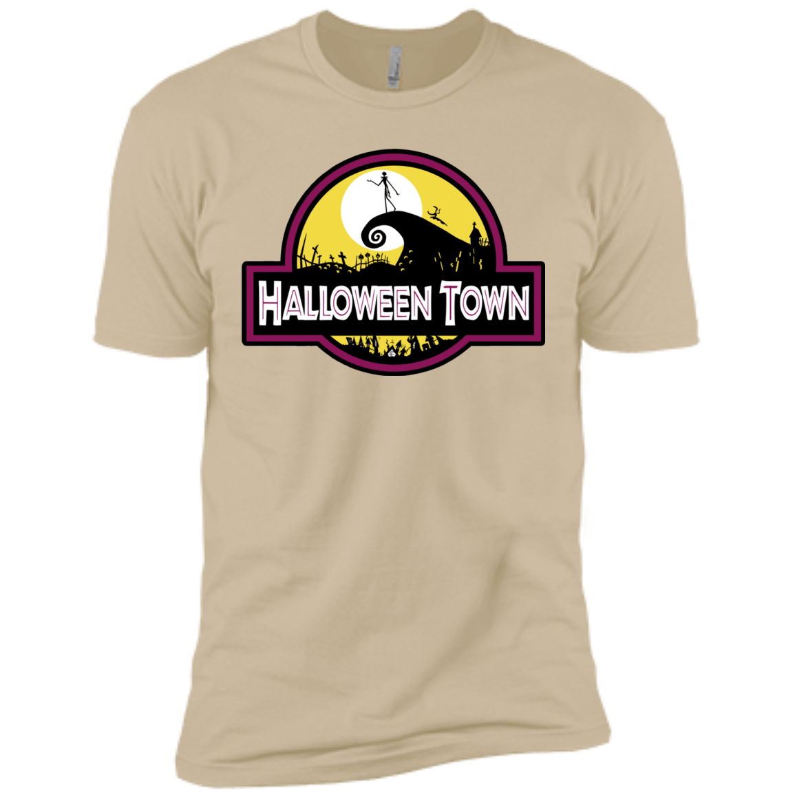 T-Shirts Sand / X-Small Halloween Town Men's Premium T-Shirt