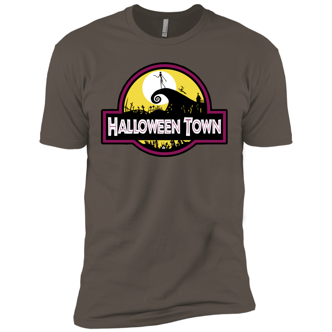 T-Shirts Warm Grey / X-Small Halloween Town Men's Premium T-Shirt