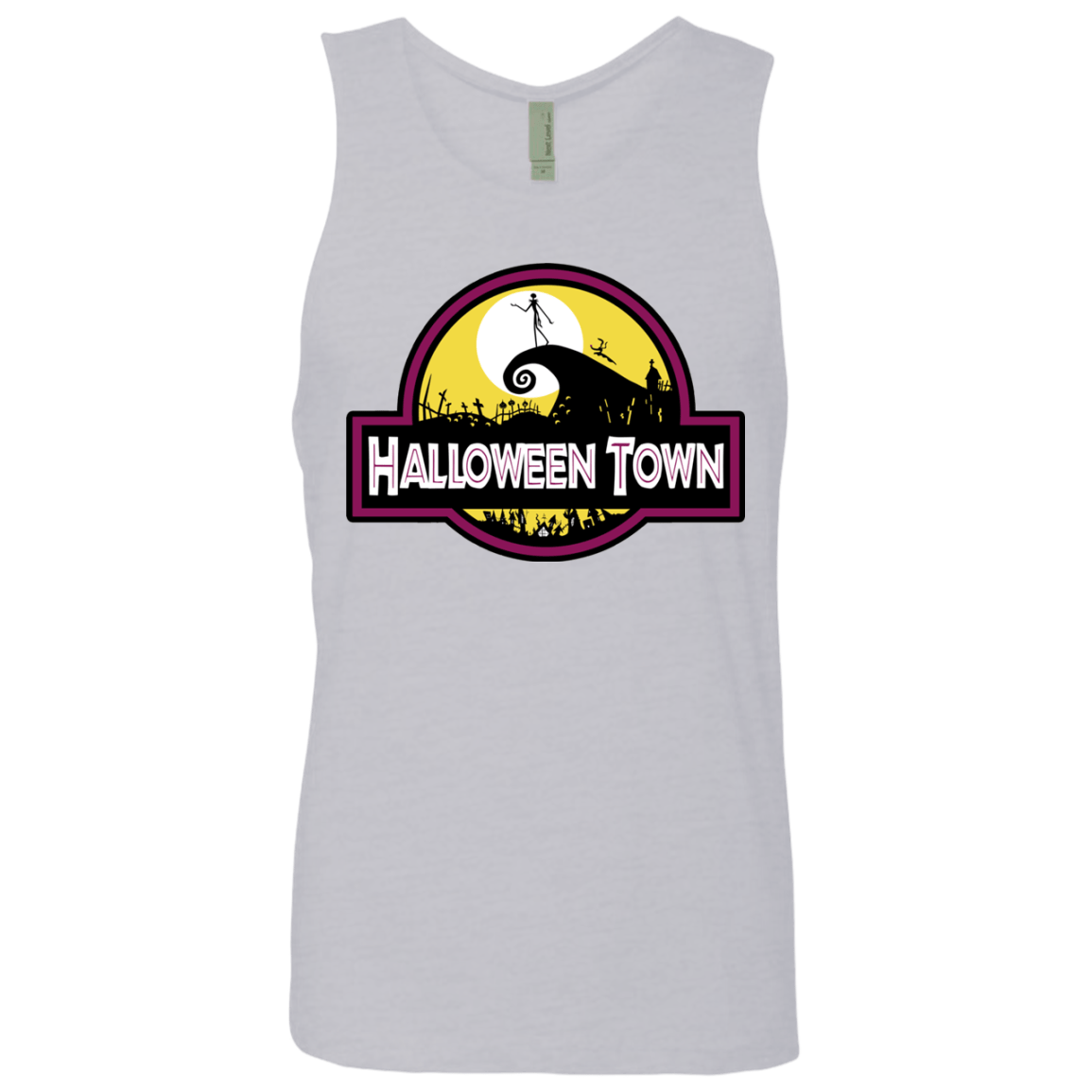 T-Shirts Heather Grey / S Halloween Town Men's Premium Tank Top