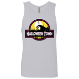 T-Shirts Heather Grey / S Halloween Town Men's Premium Tank Top