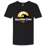 T-Shirts Black / X-Small Halloween Town Men's Premium V-Neck