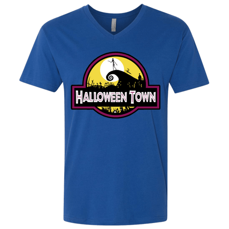 T-Shirts Royal / X-Small Halloween Town Men's Premium V-Neck