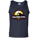 T-Shirts Navy / S Halloween Town Men's Tank Top