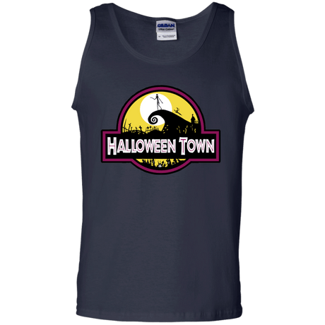 T-Shirts Navy / S Halloween Town Men's Tank Top