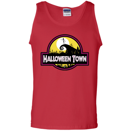 T-Shirts Red / S Halloween Town Men's Tank Top