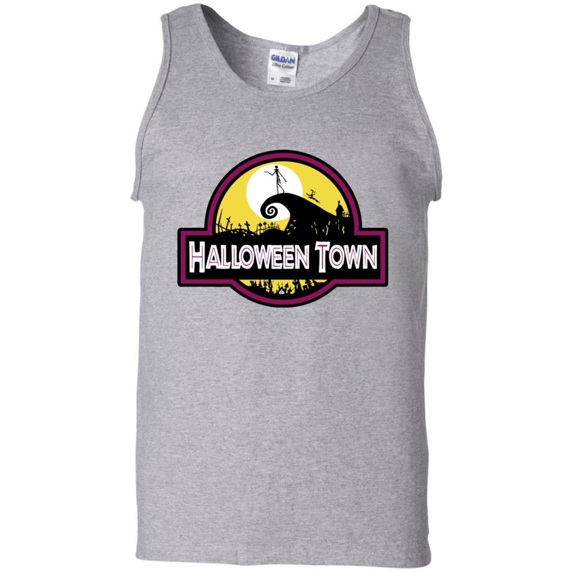 T-Shirts Sport Grey / S Halloween Town Men's Tank Top