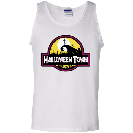 T-Shirts White / S Halloween Town Men's Tank Top
