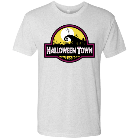T-Shirts Heather White / S Halloween Town Men's Triblend T-Shirt