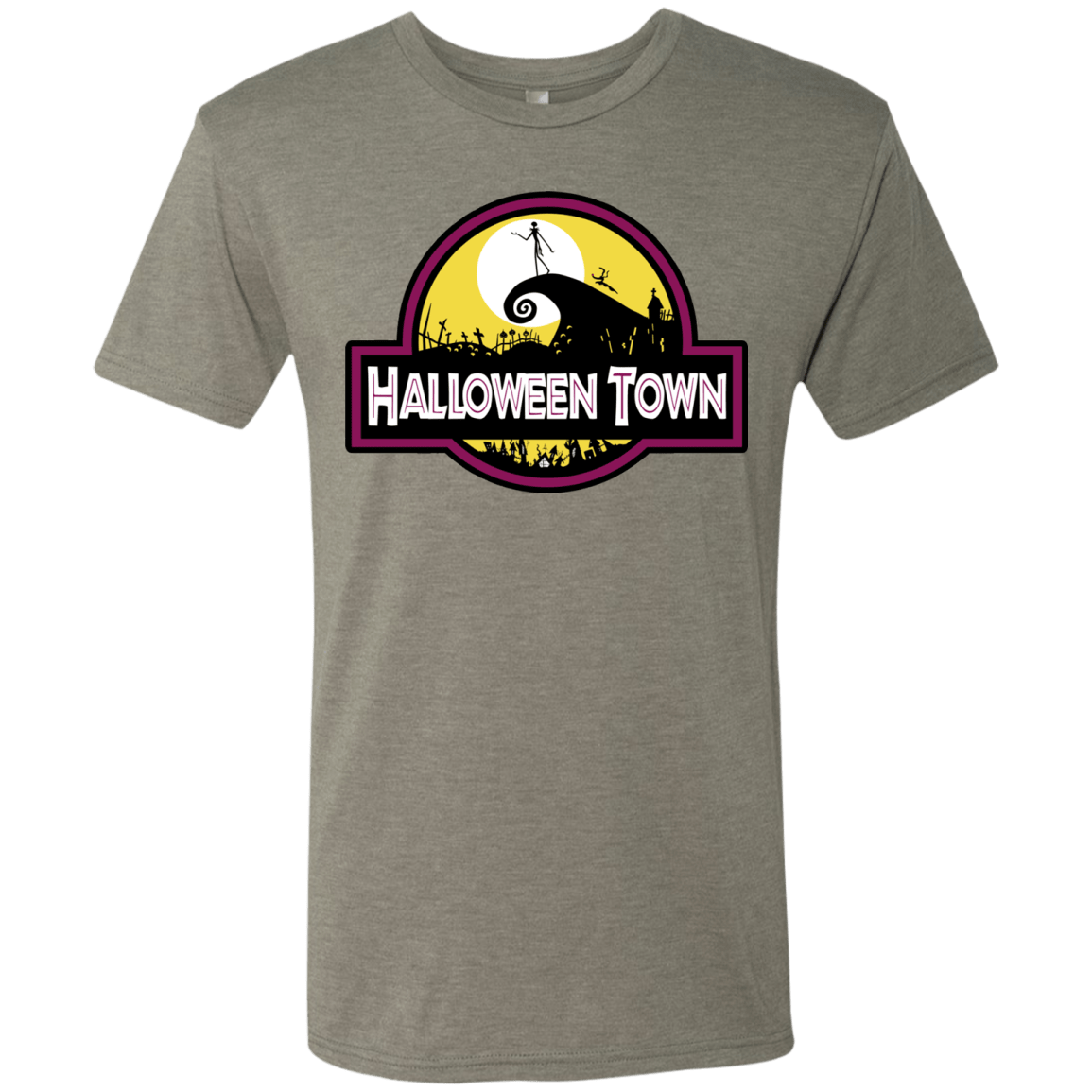 T-Shirts Venetian Grey / S Halloween Town Men's Triblend T-Shirt