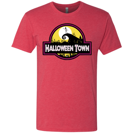 T-Shirts Vintage Red / S Halloween Town Men's Triblend T-Shirt