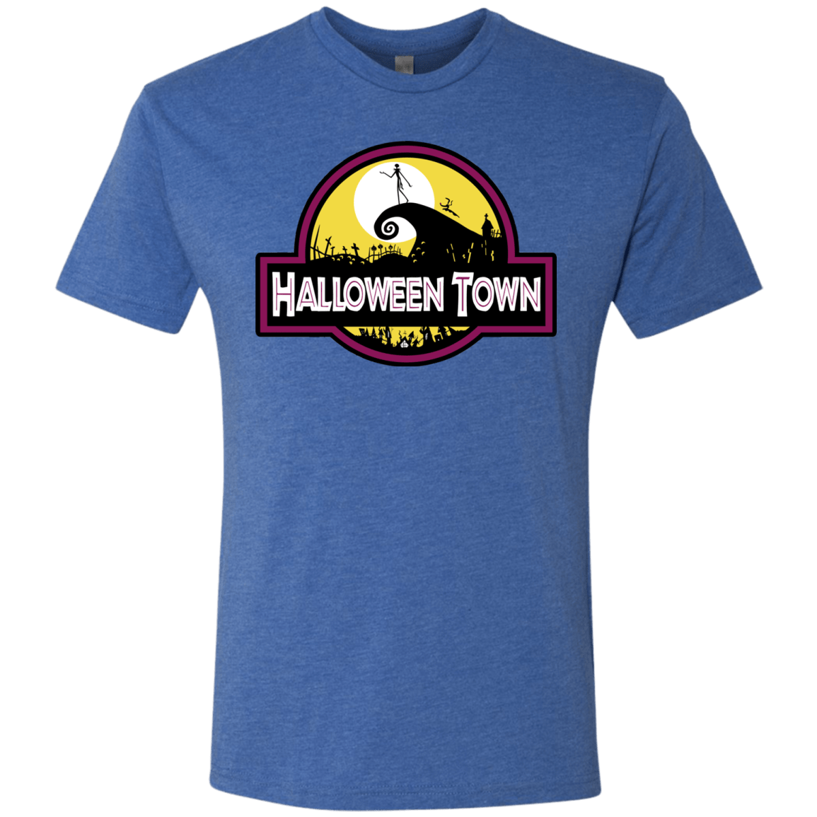 T-Shirts Vintage Royal / S Halloween Town Men's Triblend T-Shirt