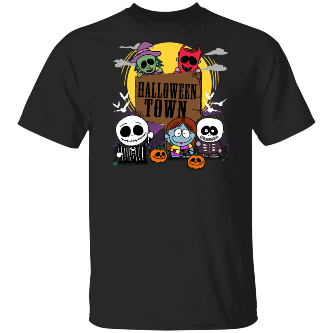 T-Shirts Black / S Halloween Town T-Shirt