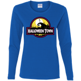 T-Shirts Royal / S Halloween Town Women's Long Sleeve T-Shirt