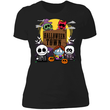 T-Shirts Black / X-Small Halloween Town Women's Premium T-Shirt