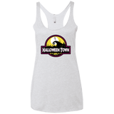T-Shirts Heather White / X-Small Halloween Town Women's Triblend Racerback Tank