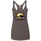 T-Shirts Macchiato / X-Small Halloween Town Women's Triblend Racerback Tank