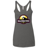 T-Shirts Premium Heather / X-Small Halloween Town Women's Triblend Racerback Tank