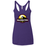 T-Shirts Purple Rush / X-Small Halloween Town Women's Triblend Racerback Tank