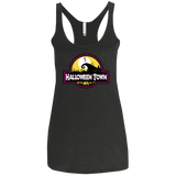 T-Shirts Vintage Black / X-Small Halloween Town Women's Triblend Racerback Tank
