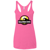 T-Shirts Vintage Pink / X-Small Halloween Town Women's Triblend Racerback Tank
