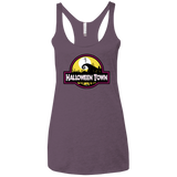 T-Shirts Vintage Purple / X-Small Halloween Town Women's Triblend Racerback Tank