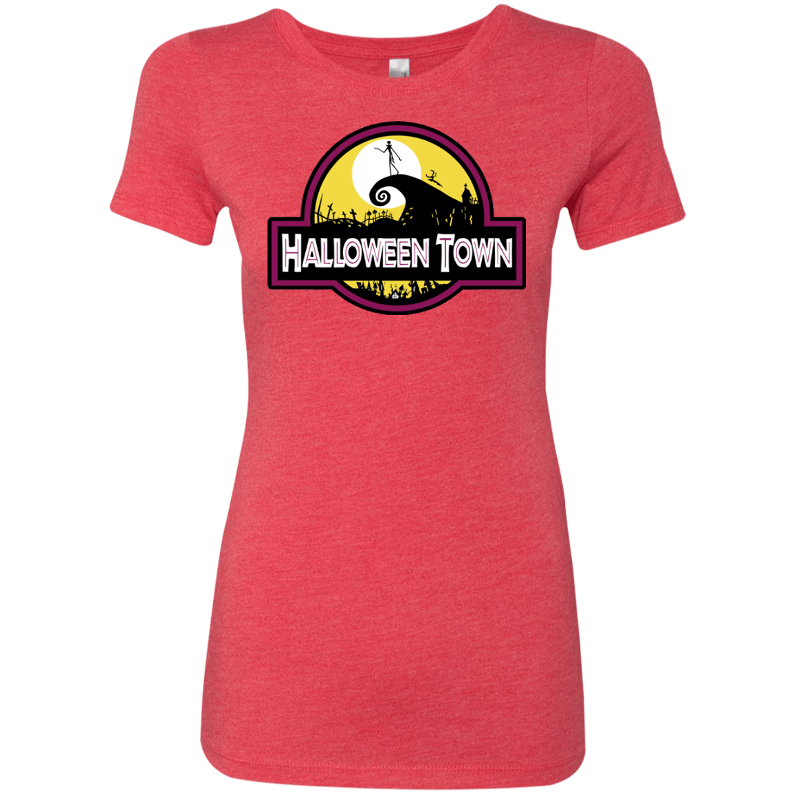 T-Shirts Vintage Red / S Halloween Town Women's Triblend T-Shirt