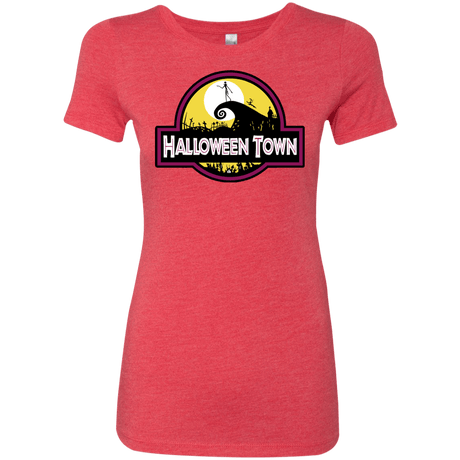 T-Shirts Vintage Red / S Halloween Town Women's Triblend T-Shirt