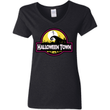 Halloween Town Women's V-Neck T-Shirt