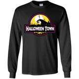 T-Shirts Black / YS Halloween Town Youth Long Sleeve T-Shirt