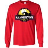T-Shirts Red / YS Halloween Town Youth Long Sleeve T-Shirt