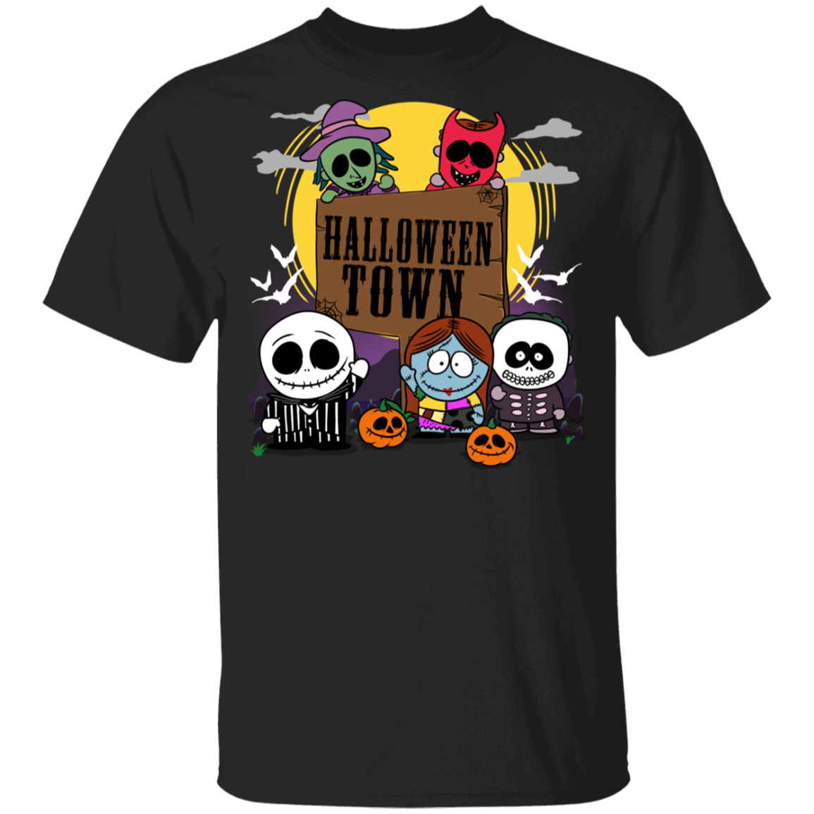 T-Shirts Black / YXS Halloween Town Youth T-Shirt