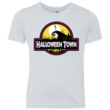 T-Shirts Heather White / YXS Halloween Town Youth Triblend T-Shirt